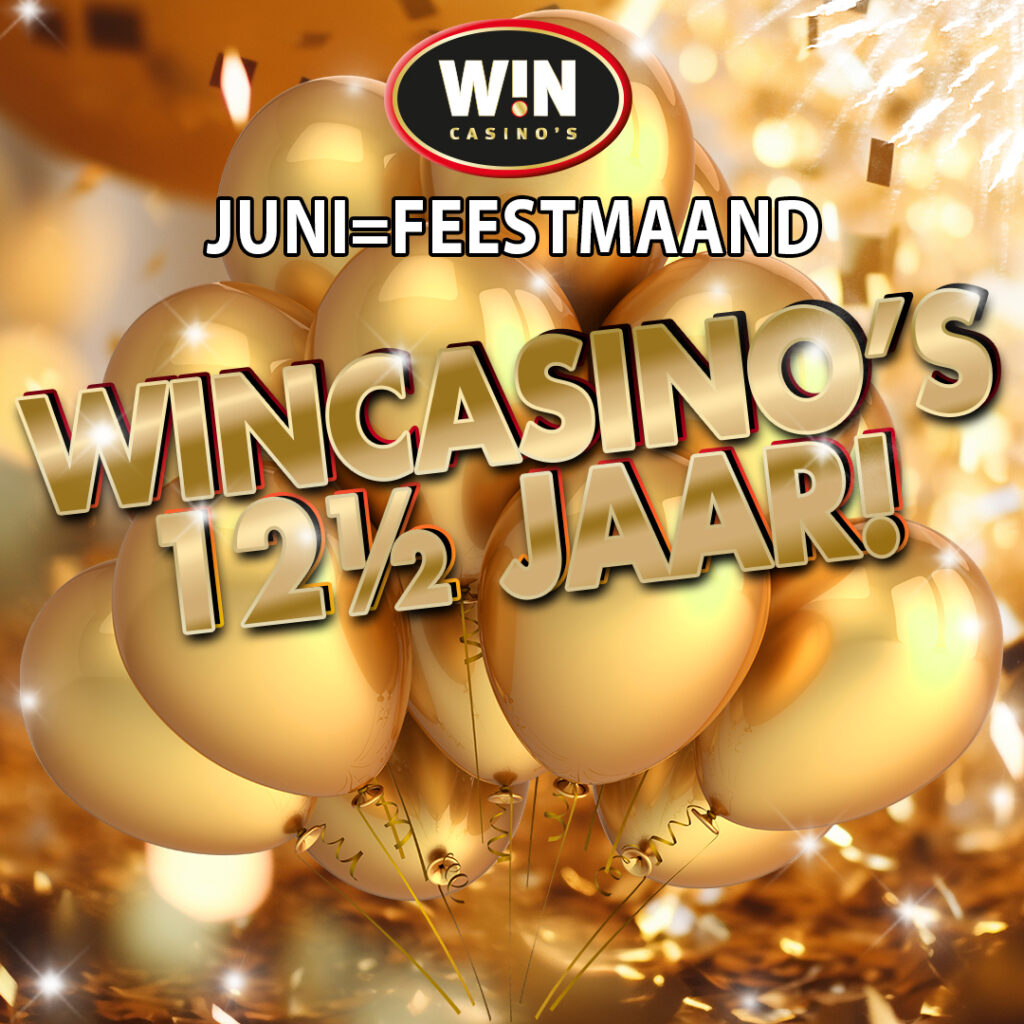 WIN Casino's bestaat 12,5 jaar